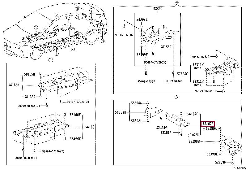6625947010 Toyota Engine protection