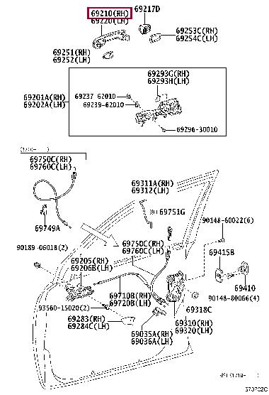 6921060280A0 Toyota Handle-assist