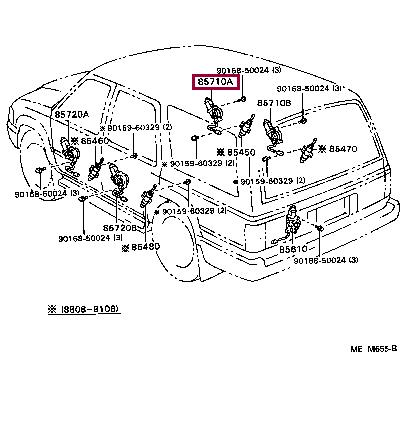 8571035070 Toyota Window motor