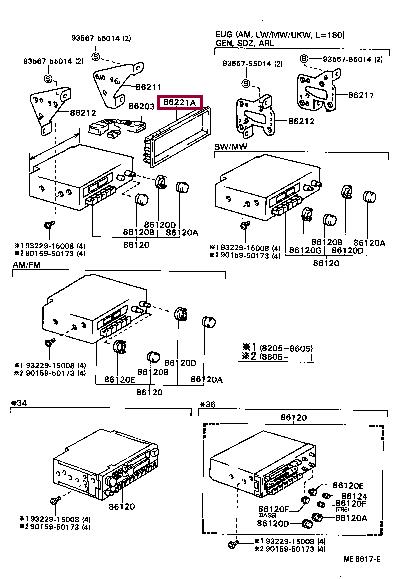 8622012010 Toyota Panel
