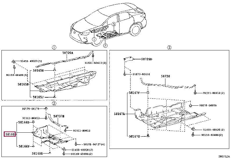 5816648050 Toyota Engine protection