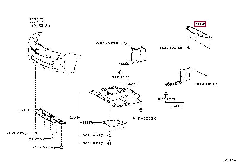 5144247030 Toyota Engine protection