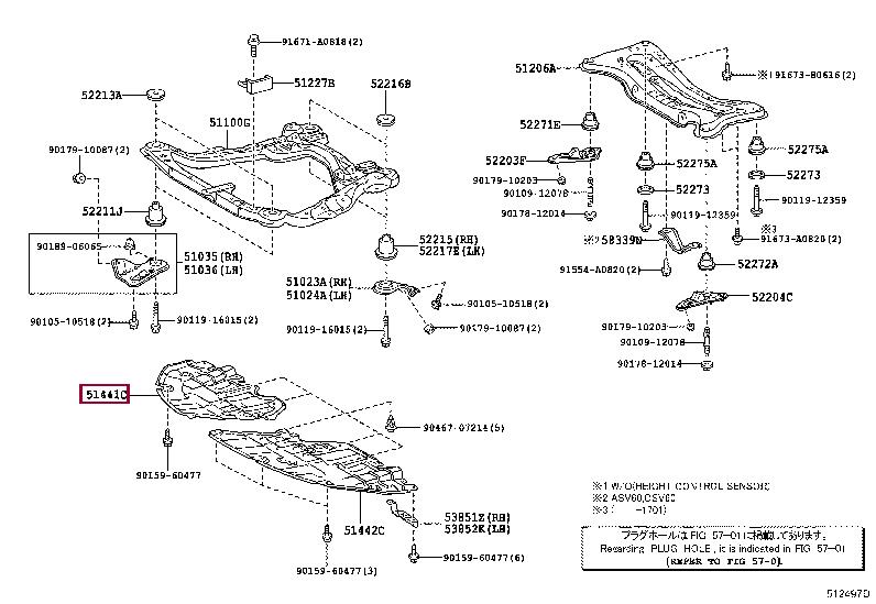 5144133200 Toyota Engine protection