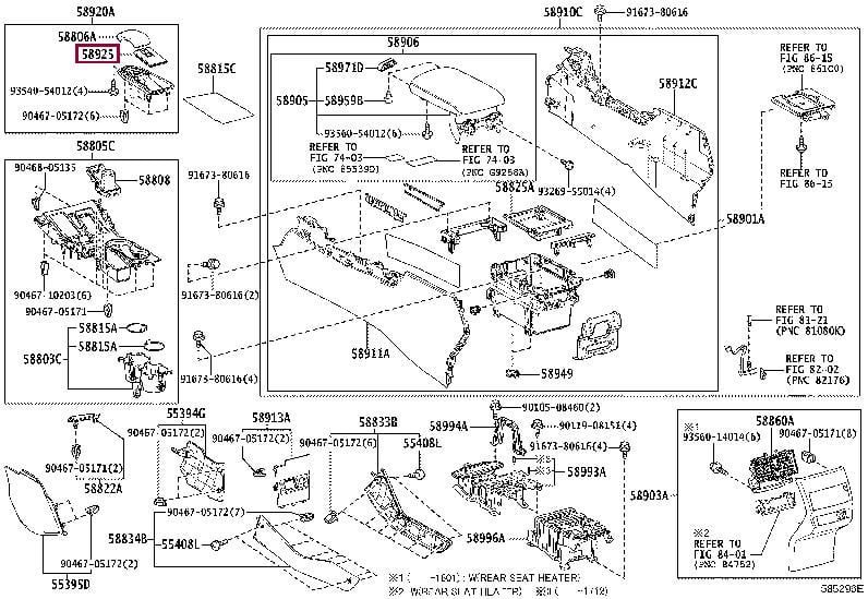 5892578030C1 Toyota Drink holder