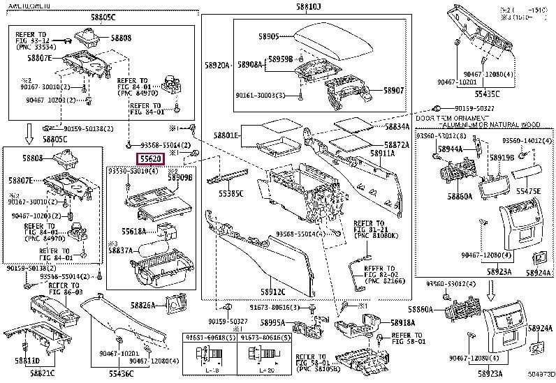 5562030450C2 Toyota Drink holder