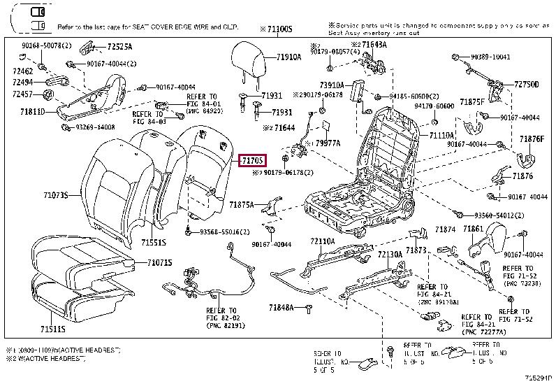 7170560380C0 Toyota BOARD SUB-ASSY FR S