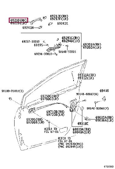 6921028090C4 Toyota Auto part