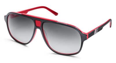 VAG 311 180 060 0 Audi Heritage Sunglasses, Black/Red 3111800600