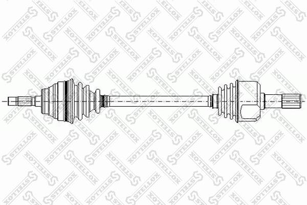 1581044SX Stellox Drive shaft left