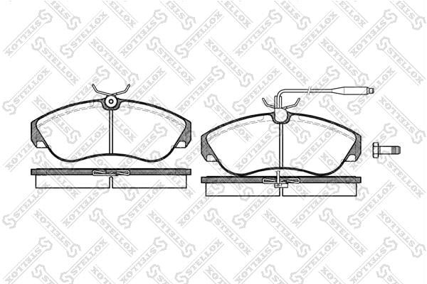 498002SX Stellox Brake pad set