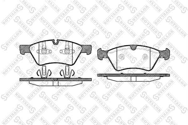 1190000SX Stellox Brake pad set