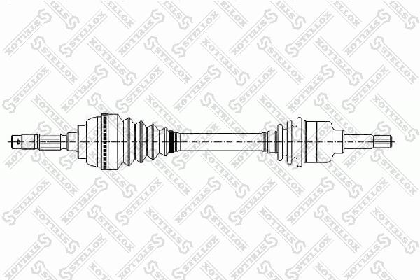1581035SX Stellox Drive shaft left