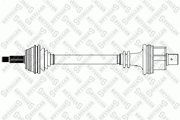 1581770SX Stellox Drive shaft right