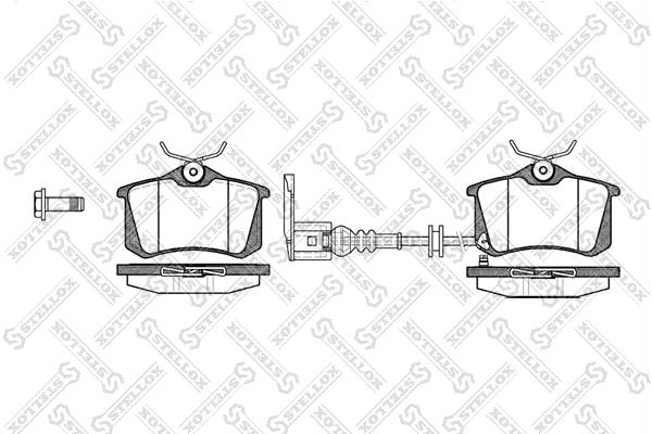 274041SX Stellox Brake pad set