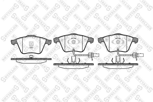 975002BSX Stellox Brake pad set
