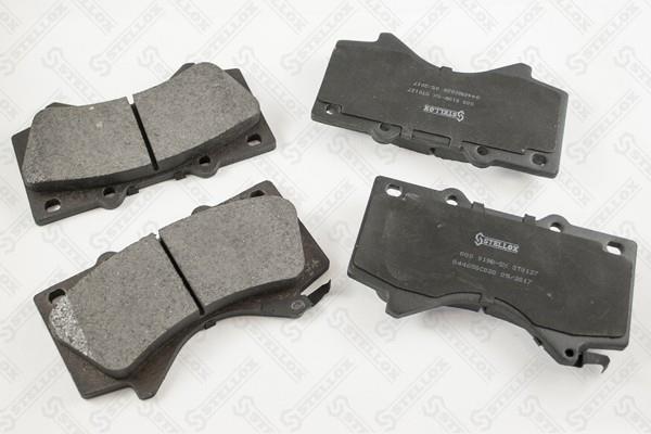Disc brake pad set Opel Rekord E: 000019BSX Stellox Brake pad set
