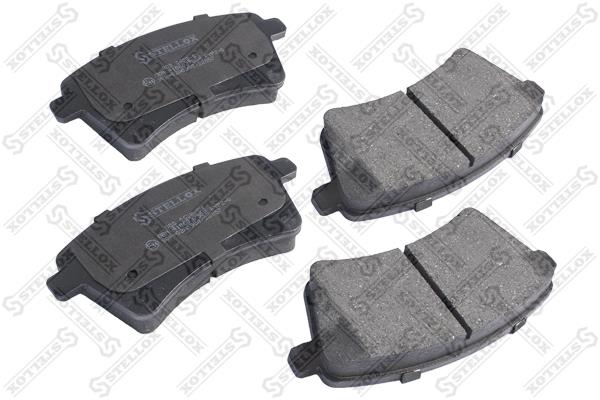 Brake pad kit Mercedes Citan: 000060BSX Stellox Brake pad set
