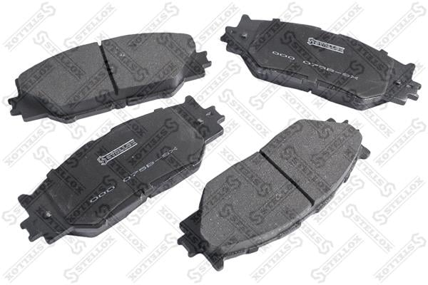 Brake pad kit Rover Mini: 000075BSX Stellox Brake pad set