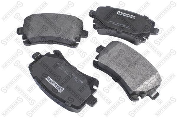 Brake pad kit Renault 4: 000083BSX Stellox Brake pad set