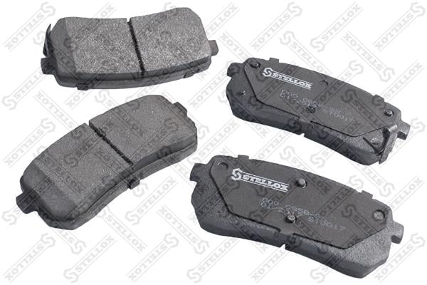 Brake pad Fiat Uno: 000085BSX Stellox Brake pad set