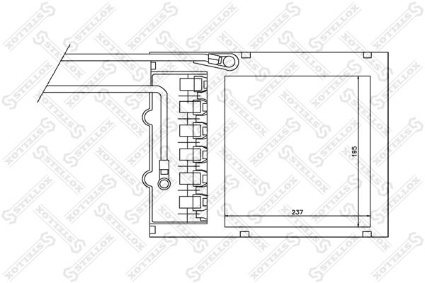 Stellox 10-35215-SX Heat exchanger, interior heating 1035215SX