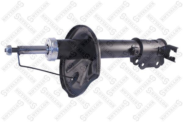 Suspension strut Hyundai Pony / Excel: 42130224SX Stellox Rear right gas oil shock absorber