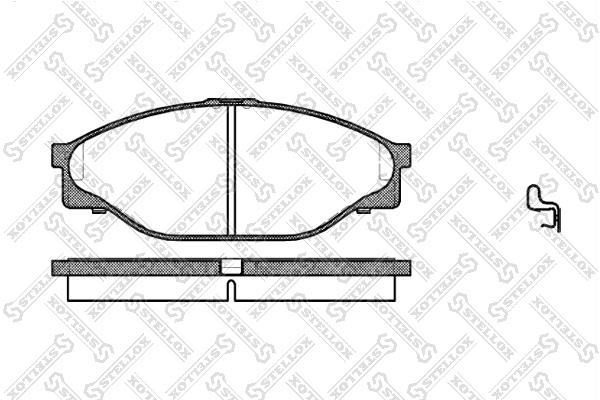 Stellox 423 020-SX Brake Pad Set, disc brake 423020SX