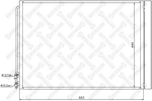 1045647SX Stellox AC Condenser