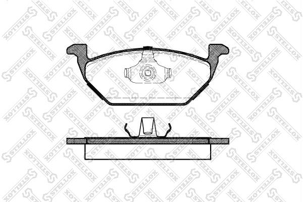 Stellox 644 000L-SX Brake Pad Set, disc brake 644000LSX