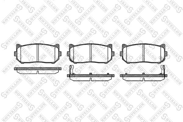 660002SX Stellox Brake pad set