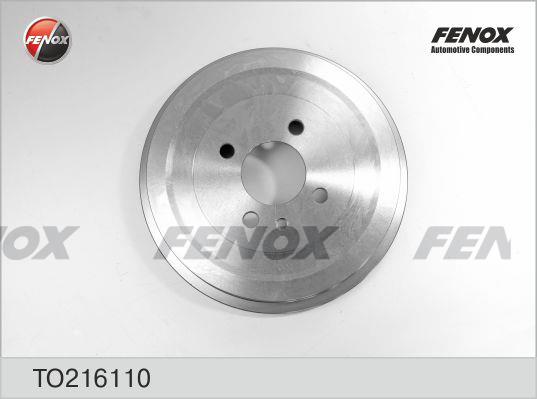 Fenox TO216110 Rear brake drum TO216110