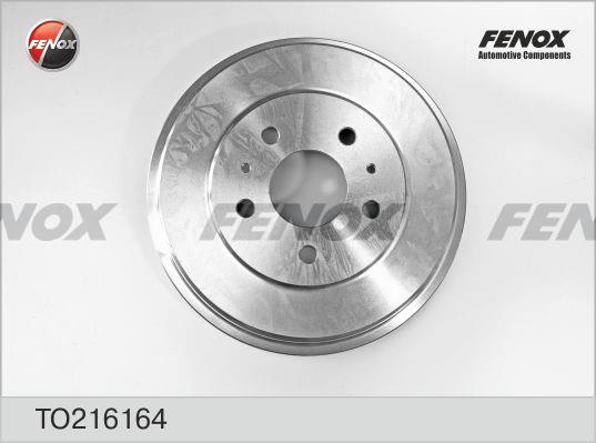 Fenox TO216164 Rear brake drum TO216164