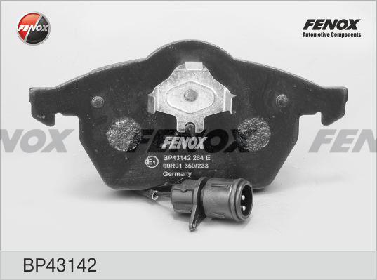 Fenox BP43142 Brake Pad Set, disc brake BP43142