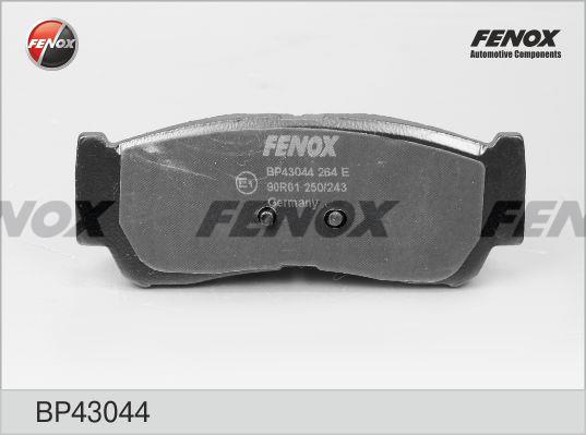 Fenox BP43044 Brake Pad Set, disc brake BP43044
