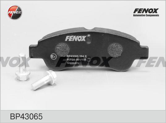 Fenox BP43065 Brake Pad Set, disc brake BP43065