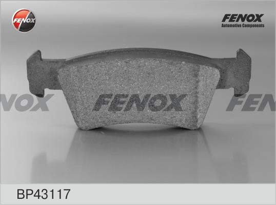 Fenox BP43117 Brake Pad Set, disc brake BP43117