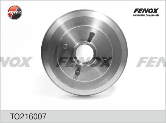 Fenox TO216007 Rear brake drum TO216007