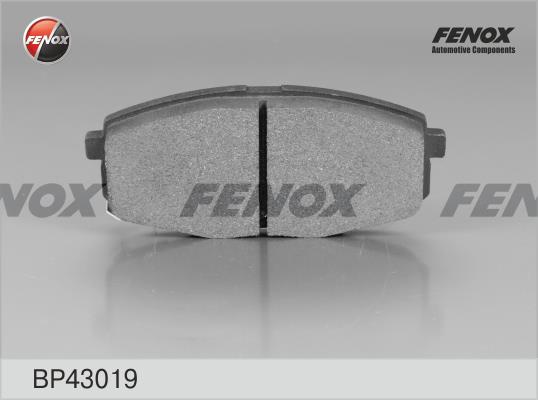 Fenox BP43019 Brake Pad Set, disc brake BP43019