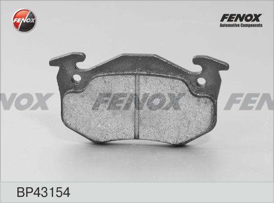 Fenox BP43154 Brake Pad Set, disc brake BP43154