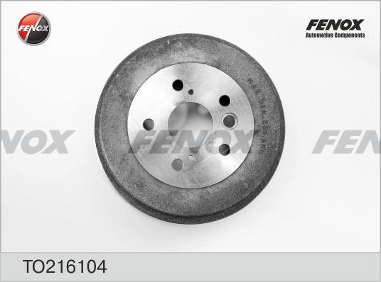 Fenox TO216104 Rear brake drum TO216104