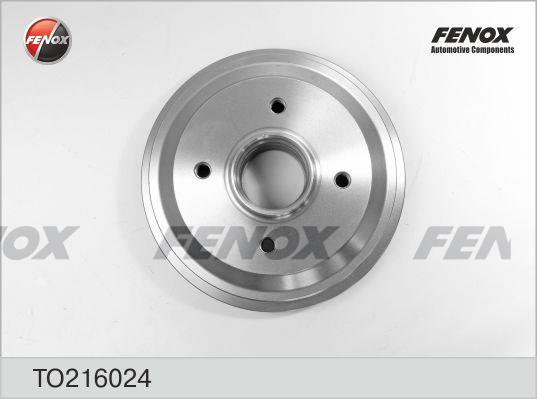 Fenox TO216024 Rear brake drum TO216024