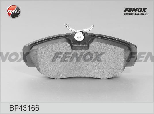 Fenox BP43166 Brake Pad Set, disc brake BP43166