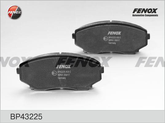 Fenox BP43225 Brake Pad Set, disc brake BP43225