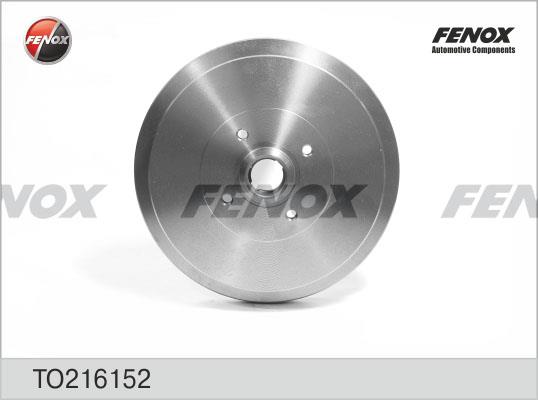 Fenox TO216152 Rear brake drum TO216152