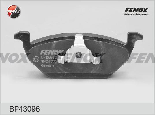 Fenox BP43096 Brake Pad Set, disc brake BP43096