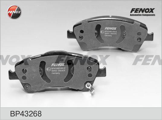 Fenox BP43268 Brake Pad Set, disc brake BP43268