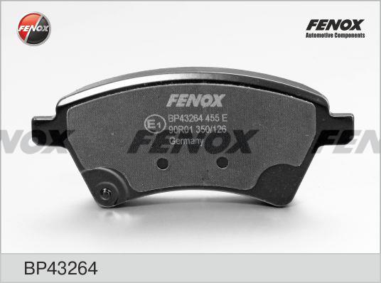 Fenox BP43264 Brake Pad Set, disc brake BP43264