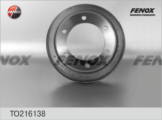 Fenox TO216138 Rear brake drum TO216138