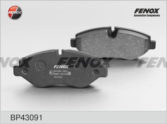 Fenox BP43091 Brake Pad Set, disc brake BP43091