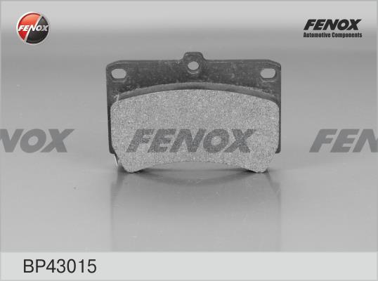 Fenox BP43015 Brake Pad Set, disc brake BP43015